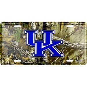 Kentucky Wildcats NCAA Camo License Plate